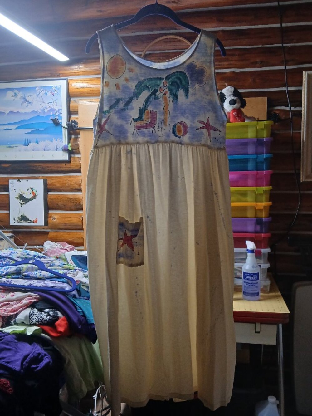 Hand Painted Knit Summer Jumper